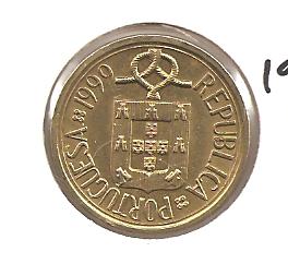 Foto 1 Moneda sin identificar: 10 escudo de portugal de 1999