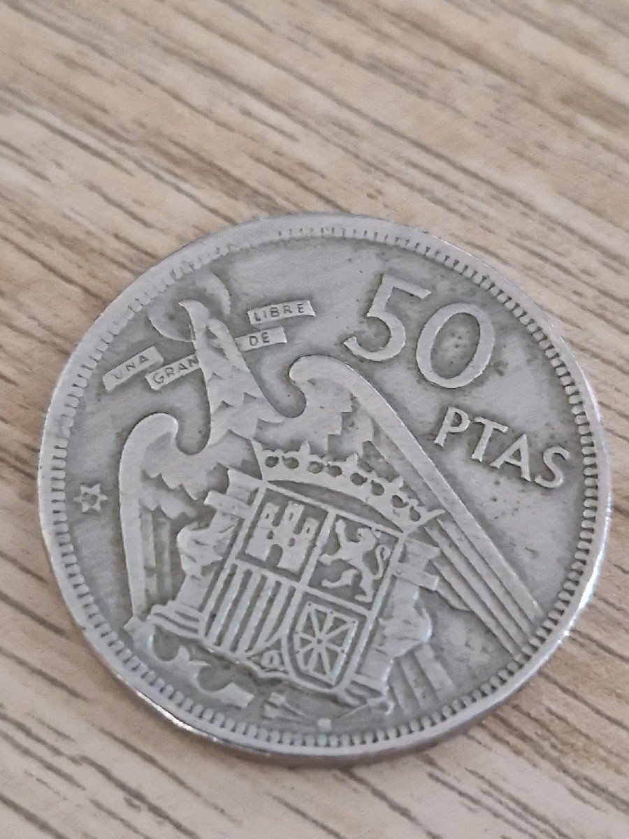Foto 1 Moneda sin identificar: Moneda 50 pesetas 1957