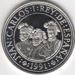 Foto 1 Moneda sin identificar: 2000 PESETAS V. CENTENARIO AÑO-1991