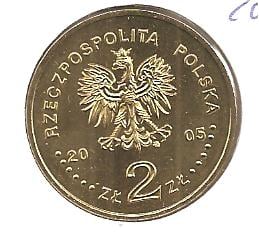 Foto 1 Moneda sin identificar: Polonia 2005 2 Zlote