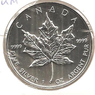Foto 2 Moneda sin identificar: Moneda de 5 Dollars de Canada 1996