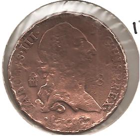 Foto 1 Moneda sin identificar: Creo que es de Carlos III de 1776
