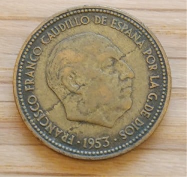 Foto 1 Moneda sin identificar: error de acuñación