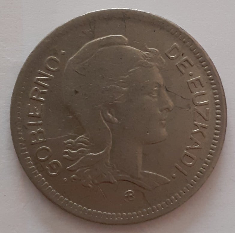 Foto 1 Moneda sin identificar: 1 peseta 1937