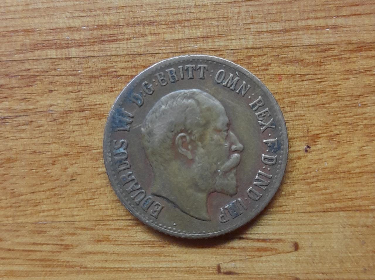 Foto 1 Moneda sin identificar: Eduardus vii- Es moneda falsa?