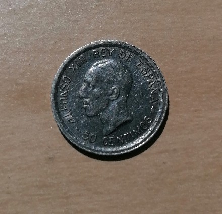 Foto 1 Moneda sin identificar: Moneda de Alfonso XIII