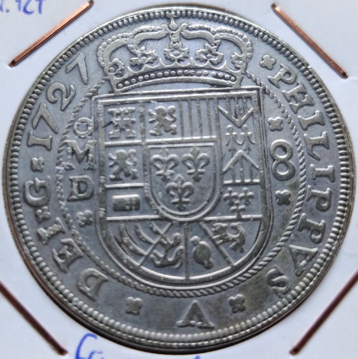 Foto 1 Moneda sin identificar: Felipe V
