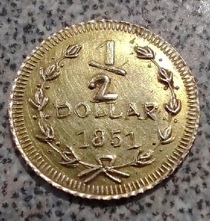 Foto 1 Moneda sin identificar: 1/2 Dollar 1851