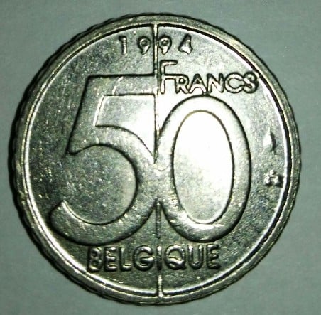 Foto 2 Moneda sin identificar: 50 francos belgique 1994