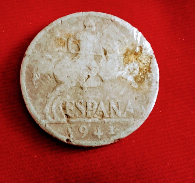Foto 1 Moneda sin identificar: Céntimo 1941 España