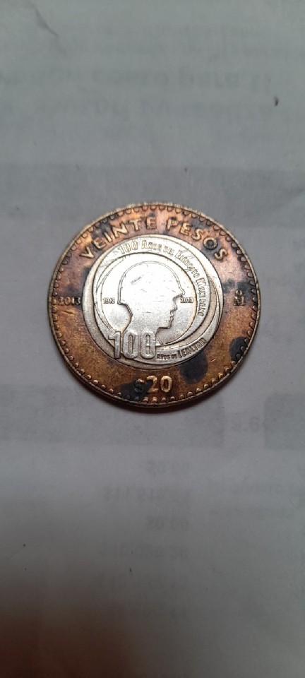 Foto 1 Moneda sin identificar: Centenario fuerza aerea mexicana