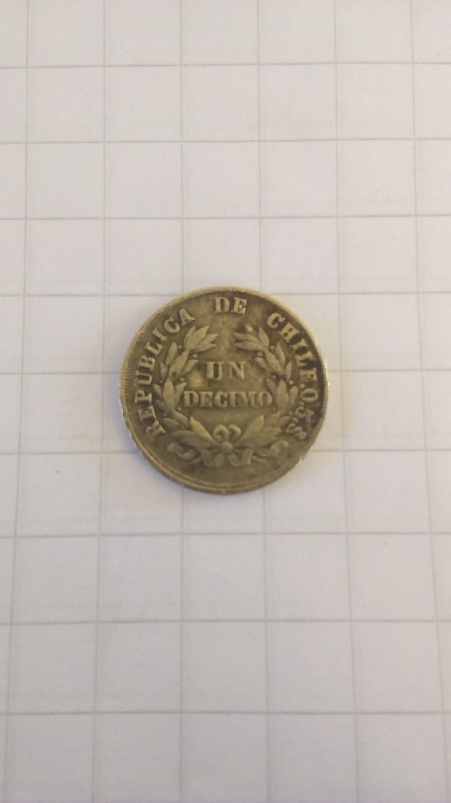 Foto 1 Moneda sin identificar: Moneda chilena