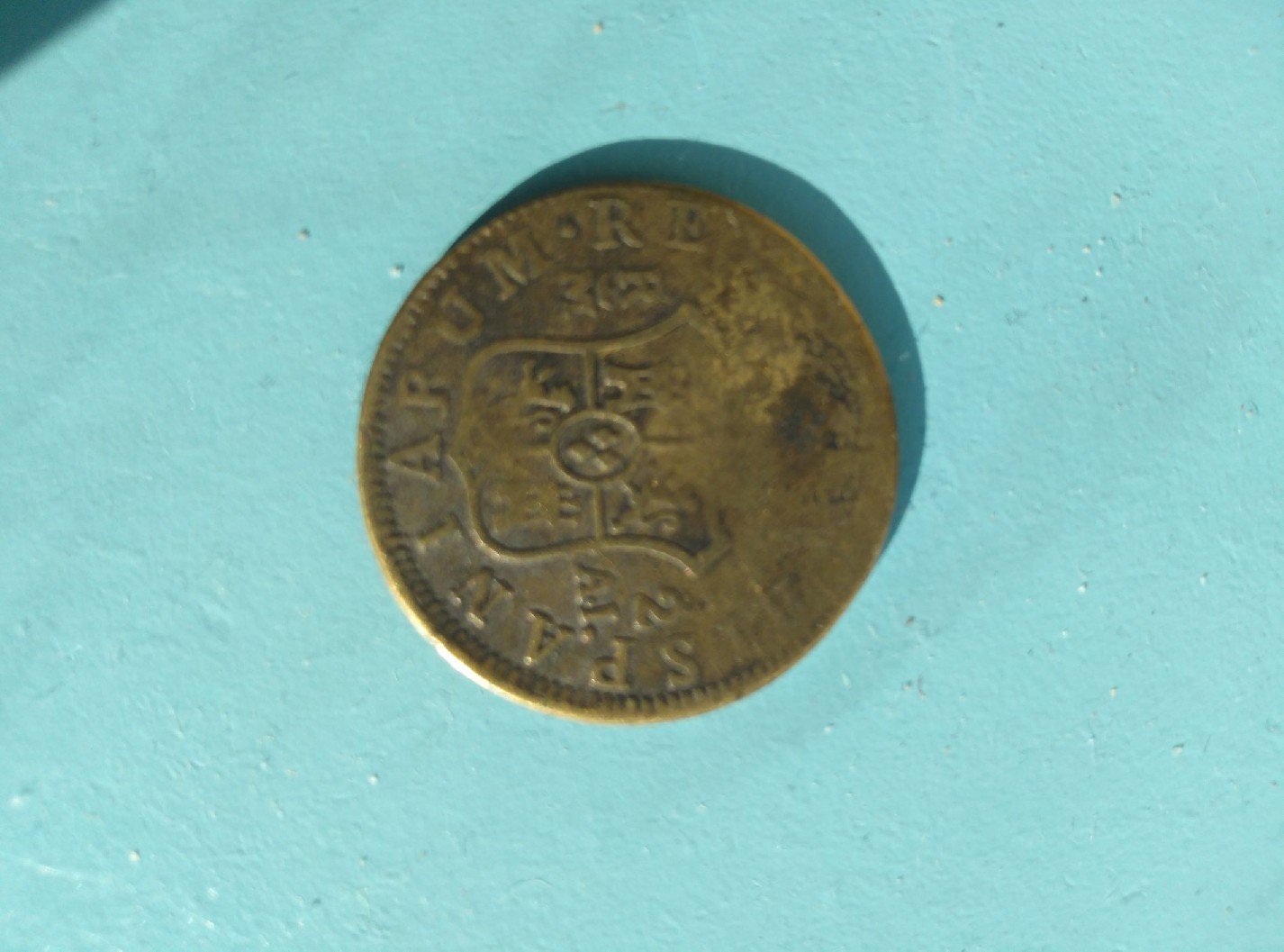Foto 1 Moneda sin identificar: Moneda Española