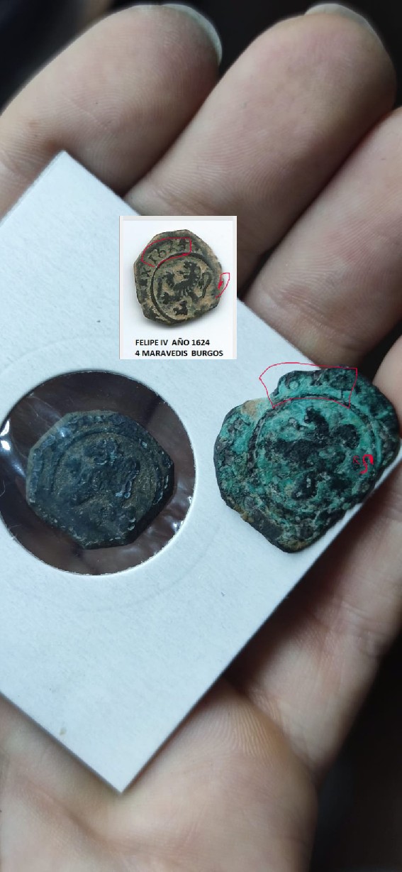 Foto 1 Moneda sin identificar: 4 Maravedís falsos de época? Burgos.