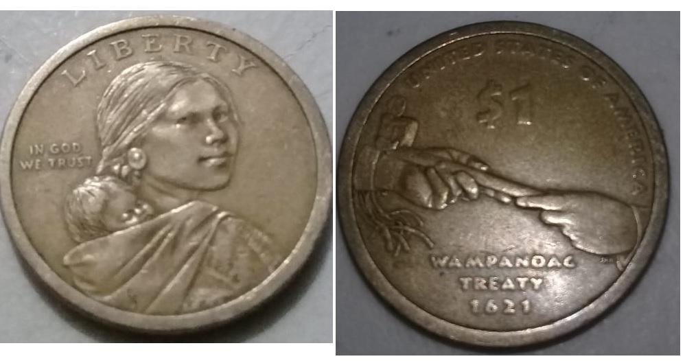 Foto 1 Moneda sin identificar: 1 dolar Sacagawea