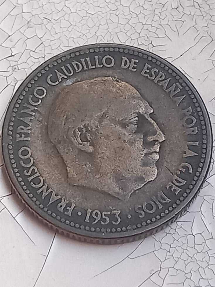 Foto 1 Moneda sin identificar: 2,50 pesetas 1953