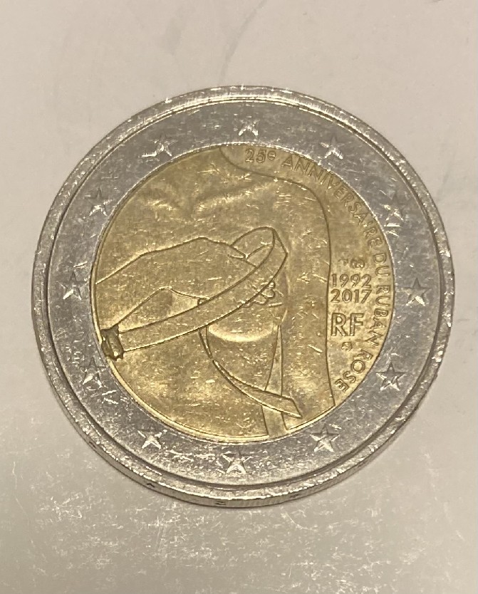 Foto 2 Moneda sin identificar: 2 euros Francia con defecto