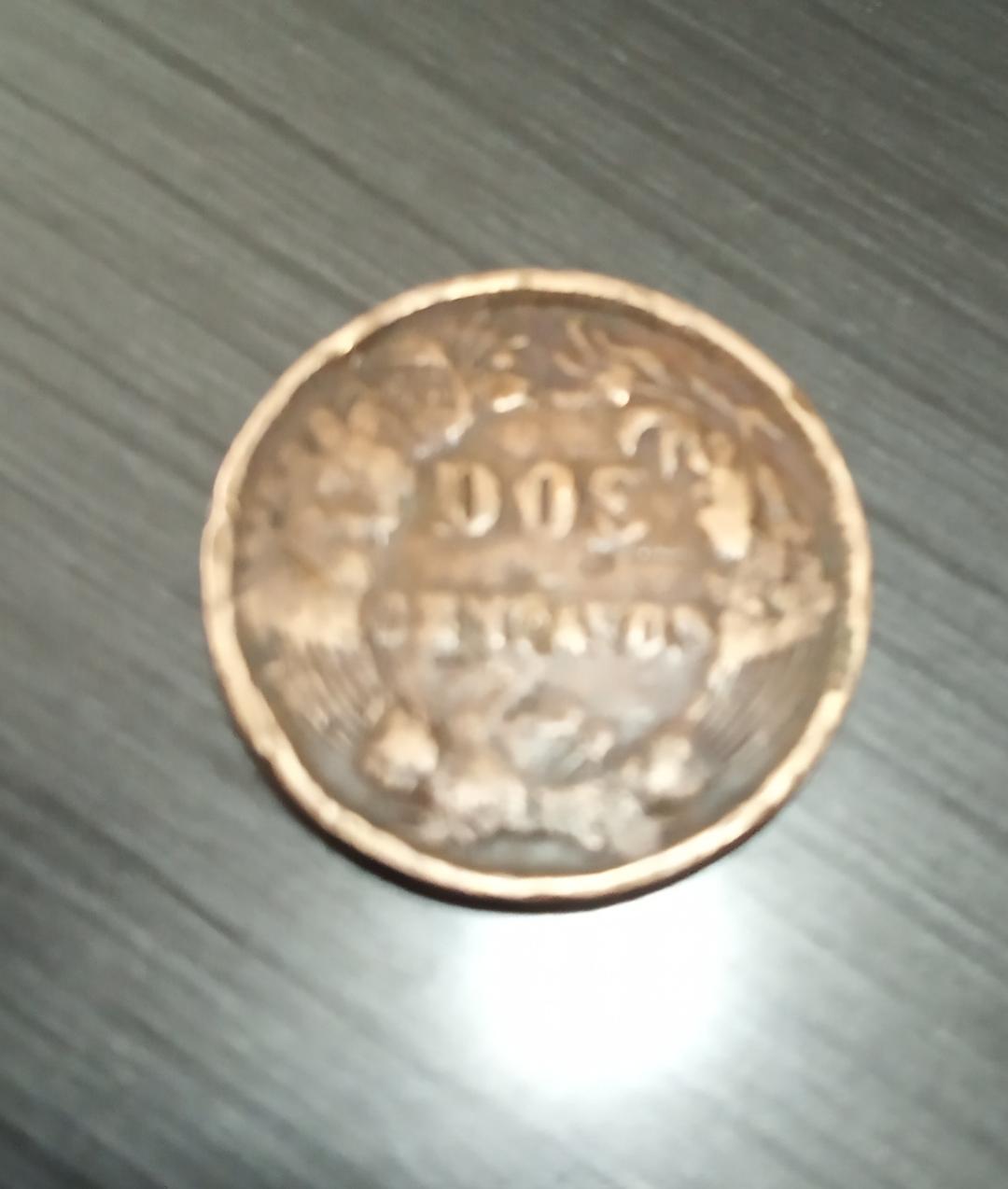 Foto 1 Moneda sin identificar: IDENTIFICAR AÑO DE DOS CENTAVOS PERUANO