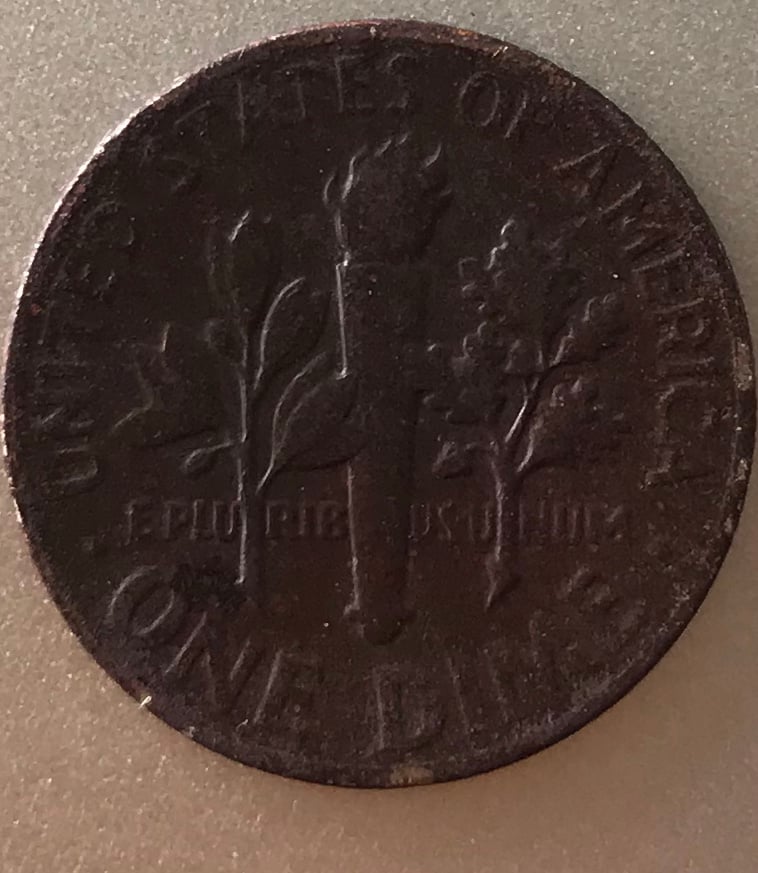 Foto 2 Moneda sin identificar: dime 1967
