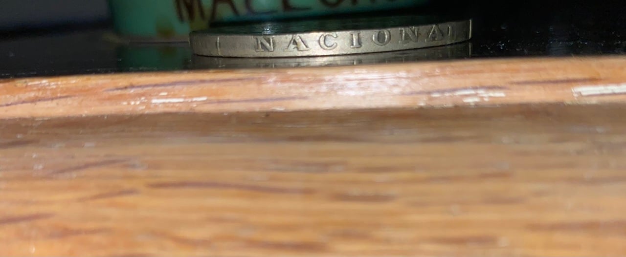 Foto 1 Moneda sin identificar: Identificación de error