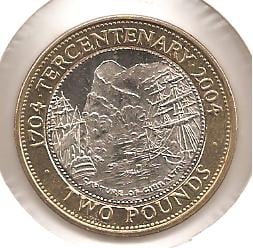 Foto 2 Moneda sin identificar: Gibraltar  2004